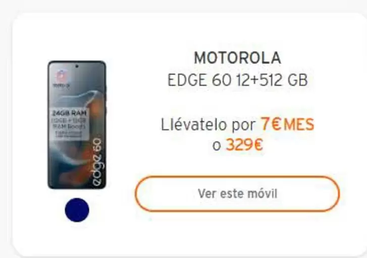 Motorola - Edge 60 12 + 512 GB