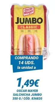 Oscar Mayer - Salchicha Jumbo