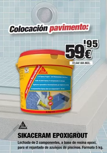 Sika - Sikaceram Epoxigrout