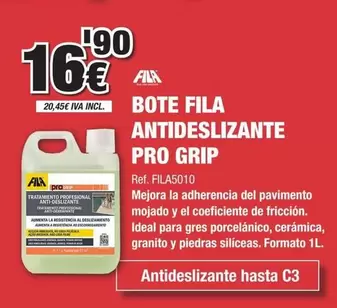 FILA - Bote Fila Antideslizante Pro Grip