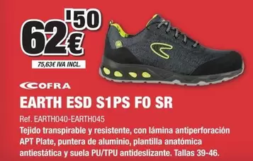 Plate - Earth Esd S 1ps Fo Sr