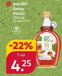 Enerbio - Sirope De Arce