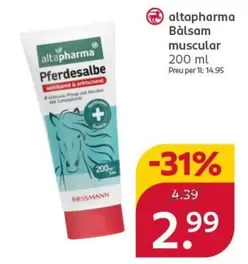 Altapharma - Balsamo Muscular