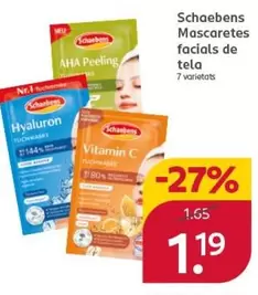 Schaebens - Mascarillas Faciales De Tela