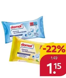 Domol - Toallitas Limpiadoras Multiusos