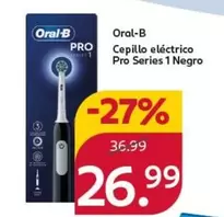 Oral B - Cepillo Eléctrico Pro Series 1 Negro