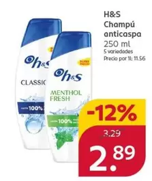 H&s - Champú Anticaspa