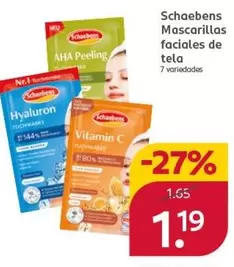 Schaebens - Mascarillas Faciales De Tela