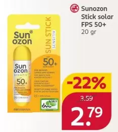 Sunozon - Stick Solar FPS 50+