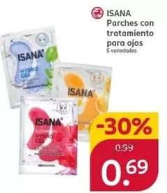 Isana - Parches Con Tratamiento Para Ojos