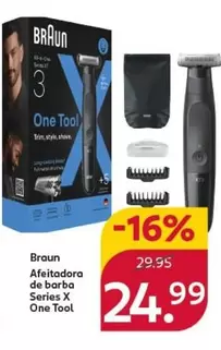Braun - Afeitadora De Barba Series X One Tool