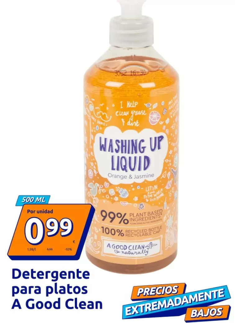 Detergente Para Platos A Good Clean