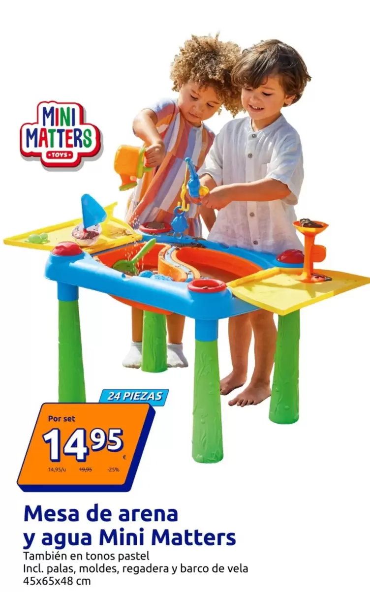 Mini Matters - Mesa De Arena Y Agua 