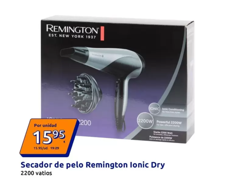 Remington - Secador De Pelo Ionic Dry