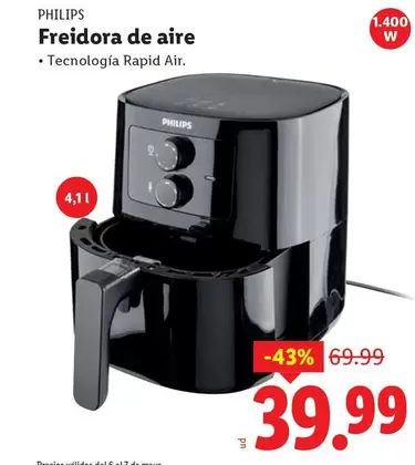 Philips - Freidora De Aire
