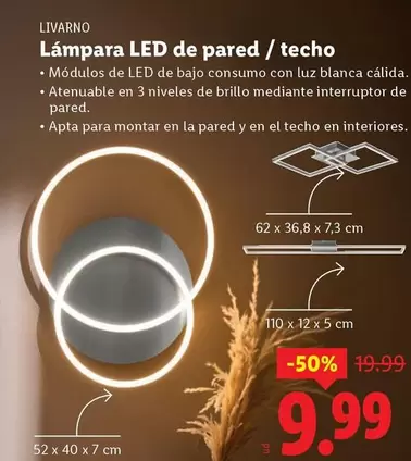 Livarno - Lampara Led De Pared