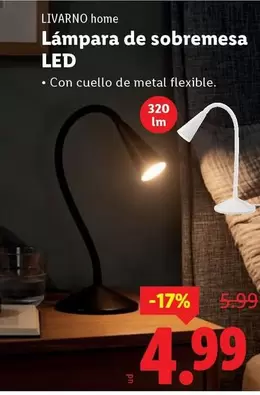 Livarno Home - Lampara De Sobremesa Led