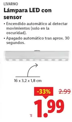 Livarno - Lampara Led Con Sensor