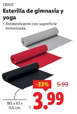 Crivit - Esterilla De Gimnasia Y Yoga