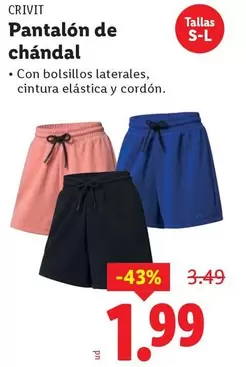 Crivit - Pantalon De Chandal