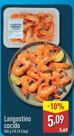 Langostino Cocido