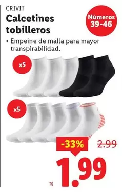 Crivit - Calcetines Tobilleros