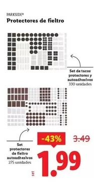 Parkside - Protectores De Fieltro