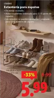 Livarno - Estanteria Para Zapatos