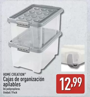 Home Creation - Cajas De Organización Apilables