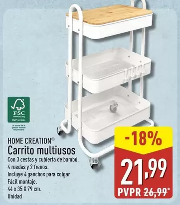 Home Creation - Carrito Multiusos