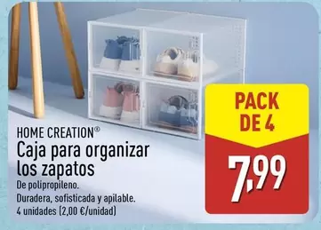 Home Creation - Caja Para Organizar Los Zapatos