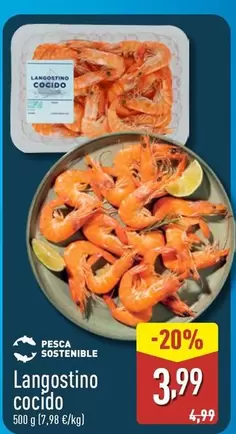 Langostino Cocido