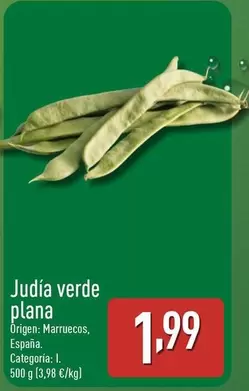 Judia Verde Plana