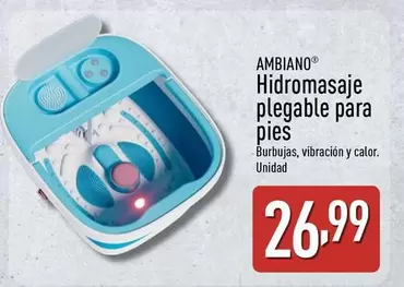 Ambiano - Hidromasaja Plegable Para Pies