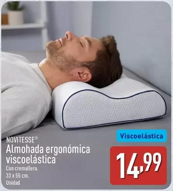 Novitesse - Almohada Ergonomica Viscoelastica