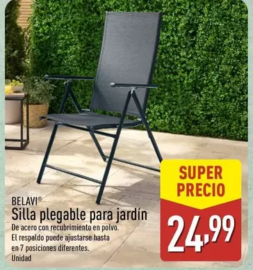 Belavi - Silla Plegable Para Jardín