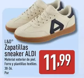 L&D - Zapatillas Sneaker Aldi