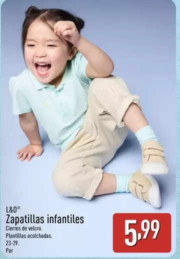 L&D - Zapatillas Infantiles