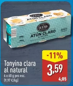 Claro - Tonyina Clara Al Natural