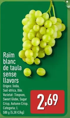 Raim Blanc De Taula Sense Llavors