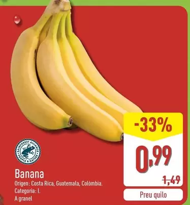 Banana Origen: Costa Rica