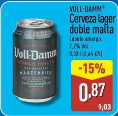 Voll-Damm - Cerveza Lager Doble Malta