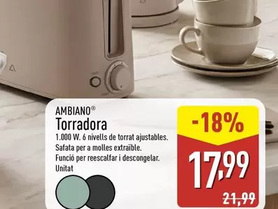 Ambiano - Torradora