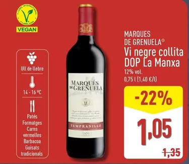 Marqués De Grenuela - Vi Negre Collita DOP La Manxa