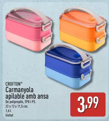 Crofton - Carmanyola Apilable Amb Ansa