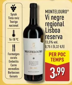 Montelouro - Vi Negre Regional Lisboa Reserva