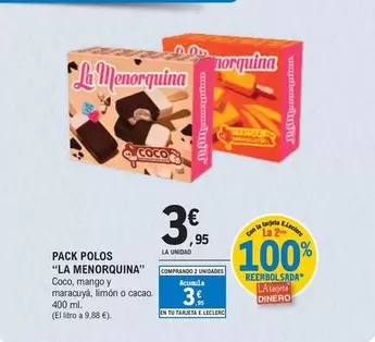 La Menorquina - Pack Polos