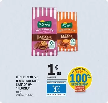 florbu - Mini Digestive O Mini Cookies Banada 0%