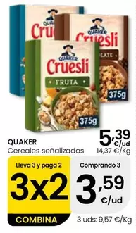 Quaker - Cereales Señalizados