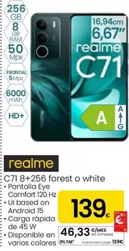 Realme - C71 8+256 Forest O White